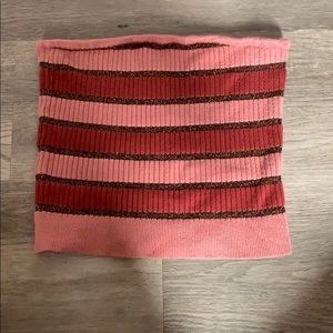 Cute stripe tube top